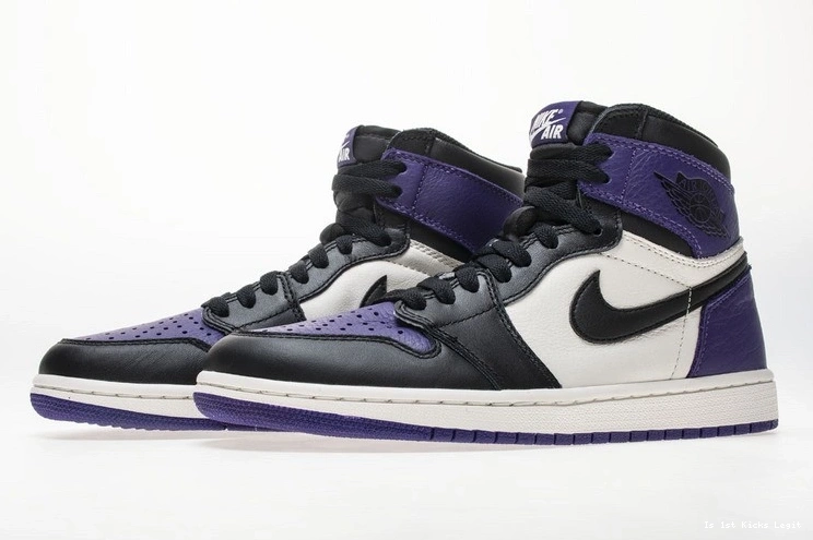 Air 1 Retro Purple Jordan High 555088-501 OG Court 1221